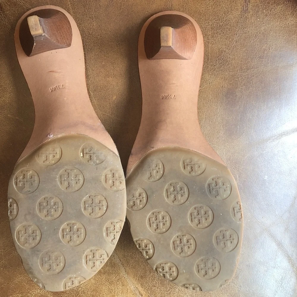 Tory Burch Metallic Gold Sandals